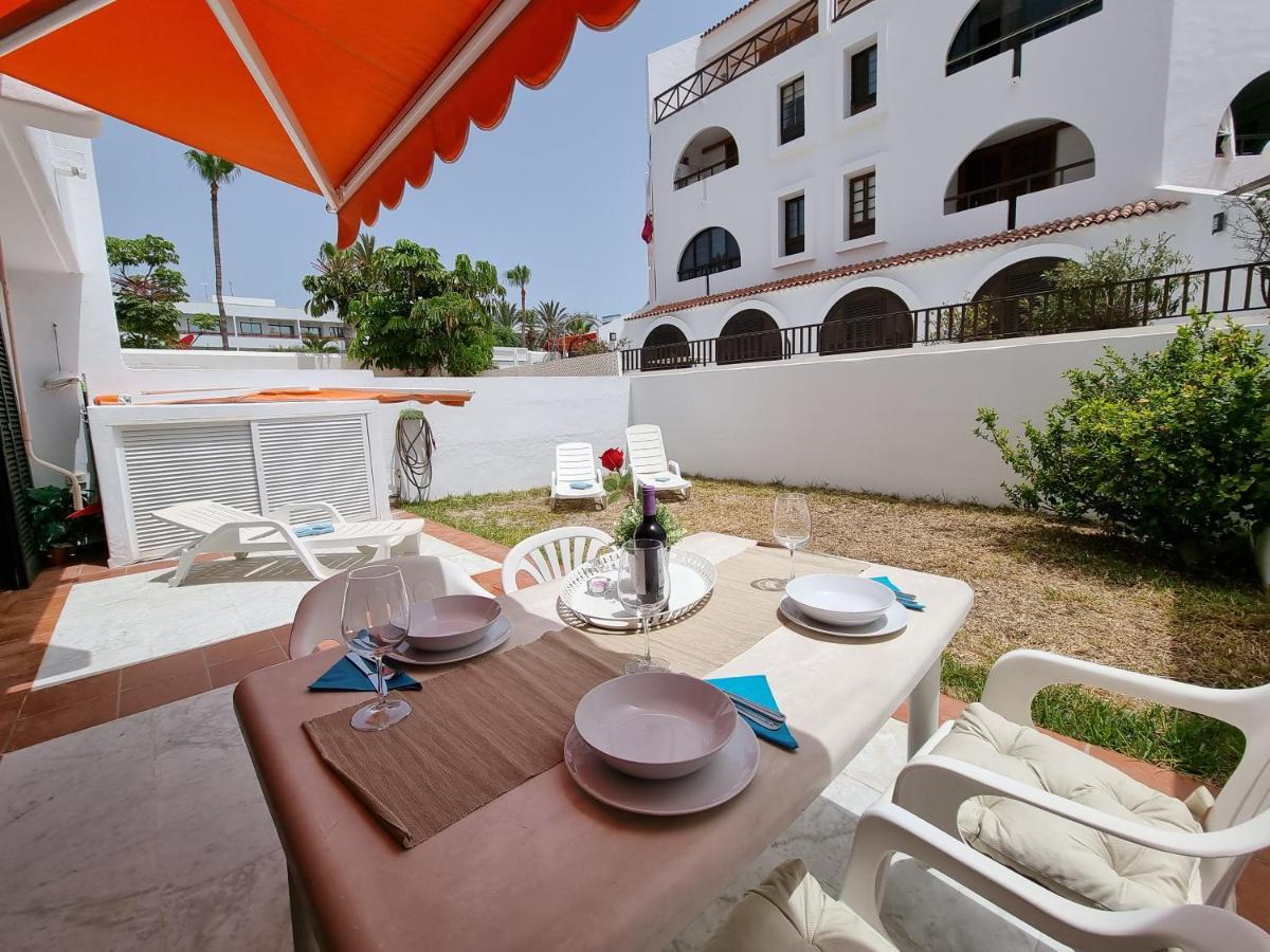 Casa Teide, Ground Floor Apartment Parque Santiago 1, Heated Pool, 100 M To Sea And Beach, Wifi Playa de las Américas Dış mekan fotoğraf