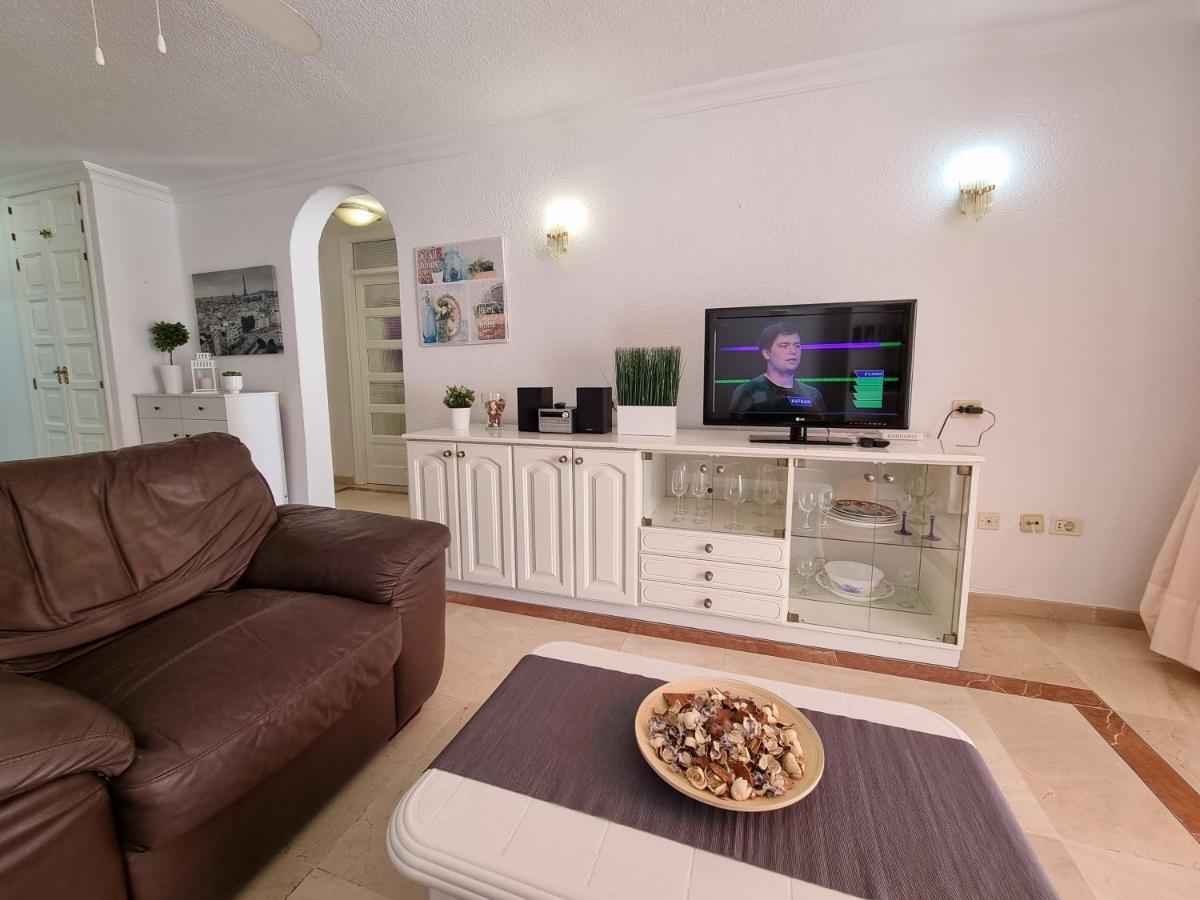 Casa Teide, Ground Floor Apartment Parque Santiago 1, Heated Pool, 100 M To Sea And Beach, Wifi Playa de las Américas Dış mekan fotoğraf