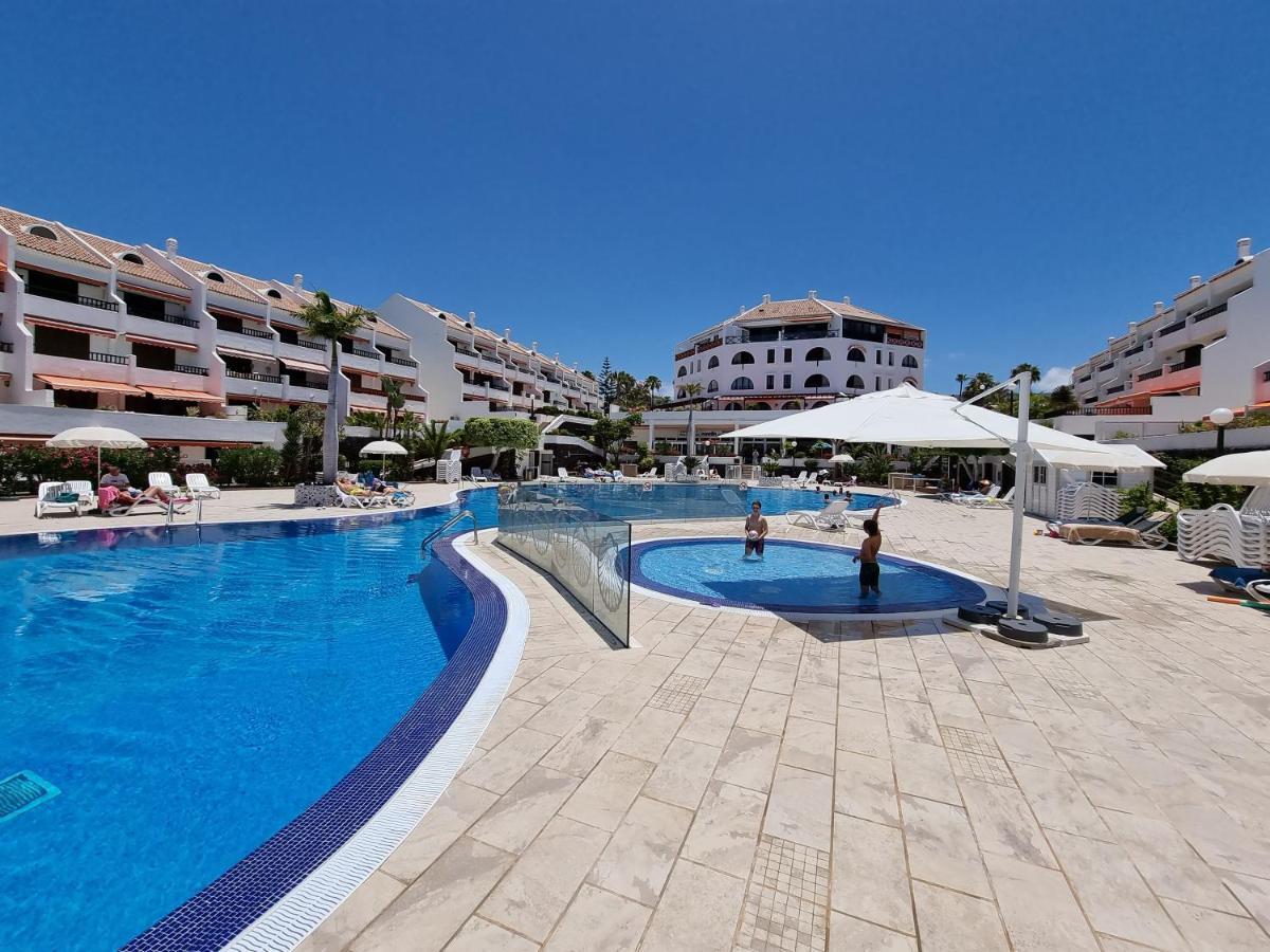 Casa Teide, Ground Floor Apartment Parque Santiago 1, Heated Pool, 100 M To Sea And Beach, Wifi Playa de las Américas Dış mekan fotoğraf