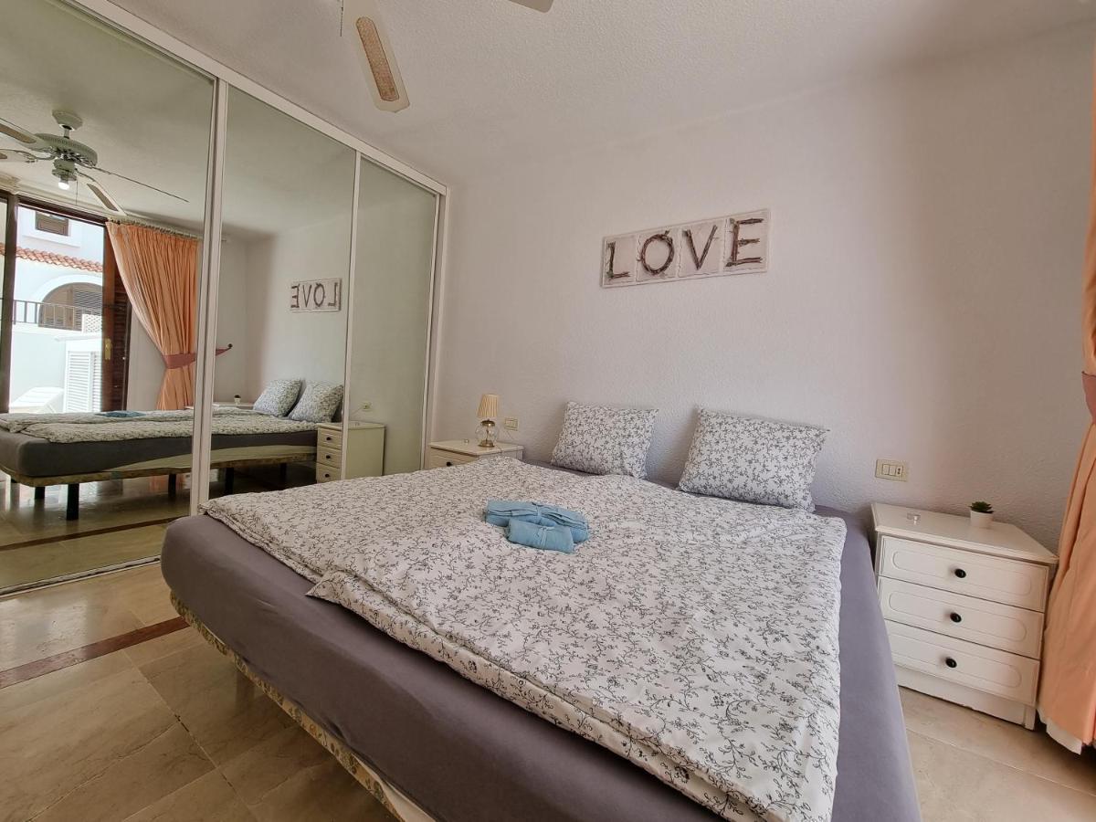 Casa Teide, Ground Floor Apartment Parque Santiago 1, Heated Pool, 100 M To Sea And Beach, Wifi Playa de las Américas Dış mekan fotoğraf